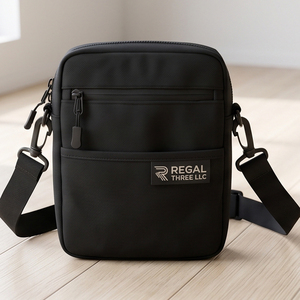 Regal Three 100% Nylon Crossbody <b>Bag</b> 7 Inch Waterproof Minimalist Shoulder <b>Bag</b> for Daily Use Body Cross Sling <b>Bags</b> Unisex - Product Image 1