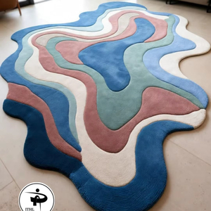 Alfombra de Lana Hecha a Mano con Diseño Personalizado de Lujo, Alfombra Hecha a Mano al por Mayor para Sala de Estar, para INDIAN TEXTILES H/L - Product Image 1