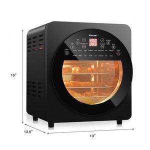 16 in 1 <b>Air</b> <b>Fryer</b> Toaster Oven 15.5 Qt <b>Rotisserie</b> Dehydrator Stainless Steel Electric US Plug - Product Image 3