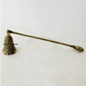Éteignoir à bougie en aluminium doré au design tendance et attrayant, idéal pour le salon, l'hôtel, comme cadeau de Noël ou pour la décoration de la maison - Product Image 6