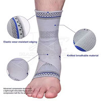 Attelle de soutien de la cheville confortable pour hommes et femmes, idéale pour la course à pied, la marche, l'entraînement et un style de vie actif