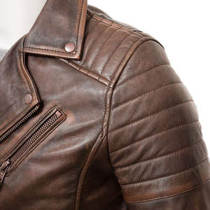 Chaqueta de cuero para hombre, cómoda para uso diario, estilo premium, urbana, informal, con un atractivo moderno, chaqueta de invierno - Product Image 5