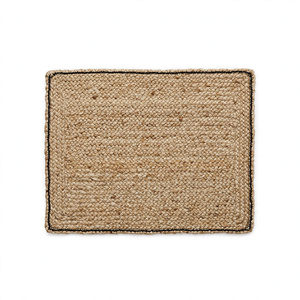 Tapis rectangulaire en jute tissé à la main, antidérapant, style bohème, pour salon, usage domestique, épaisseur personnalisée, exporté du Bangladesh - Product Image 6