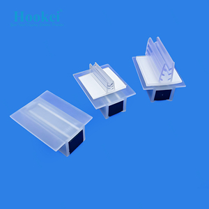 Supergrip Factory Wholesale Clear Plastic PVC Advertising Price Tag Sign Holder Marketing Sign Holders with Bottom <b>Adhesive</b> - Product Image 2