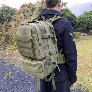 Sac à dos tactique multifonctionnel de haute qualité pour homme, grande capacité, pour sports de plein air, fermeture éclair, polyester, meilleur prix - Product Image 5