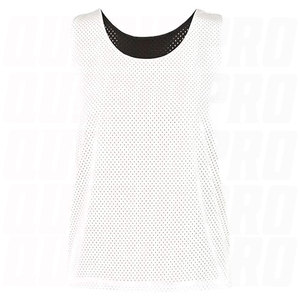 Ladies Mesh Reversible Pinnie Lightweight Dual Style <b>Training</b> Vest Quick Dry Sleeveless Sports <b>Bib</b> Gym Workout Practice Wear - Product Image 5