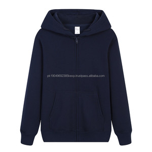 Sweat-shirt à capuche unisexe zippé en polaire doux de haute qualité, personnalisable avec logo OEM, coupe ample - Product Image 5