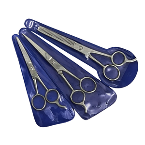 Kit de 3 ciseaux de coiffure professionnels 6,5 et 7,5 pouces, ciseaux de coupe et d'éclaircissement pour barbier, en acier inoxydable, ensemble d'outils de salon - Product Image 3