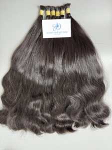 <b>Best</b> selling!!! Virgin Human Hair Wholesale Bulk Raw Hair Vietnam <b>Natural</b> Straight Unprocessed Remy Double Drawn - Product Image 6