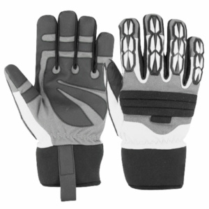 ถุงมือทำงานหนังสังเคราะห์แบบหนาพิเศษ Amara พร้อมแผ่น TPR เสริมความแข็งแรง ทนต่อการเสียดสี ทนความร้อน ป้องกันการสั่นสะเทือน ถุงมือนิรภัย - Product Image 6