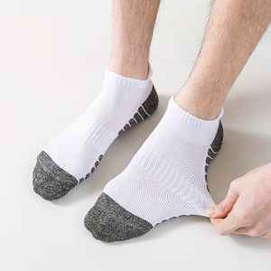 Chaussettes de sport en coton 100 % personnalisées pour hommes, style décontracté de haute qualité, pour le football, le baseball, la saison d'automne - Product Image 2