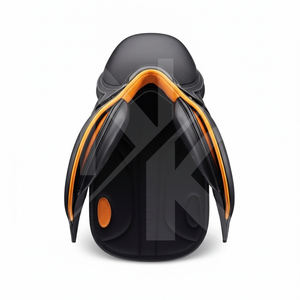 Silla de doma de cuero de vaca premium con estructura de madera para salto ecuestre, cómoda, productos de equitación inglesa de la India - Product Image 5