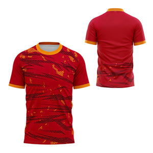 Custom Retro Football Shirts for Men Sportswear Uniform Kits High Quality V Neck Soccer Jersey T-shirt Supplier - Product Image 1