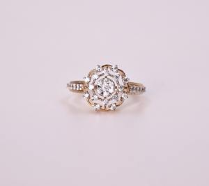 Anillo de Oro Amarillo Sólido de 14K con Diamante Cultivado en Laboratorio de 1 Quilate, Corte Redondo, Brillante y Pulido, Anillo de Boda para Mujer, Color D a G, Claridad IF SI2 - Product Image 5