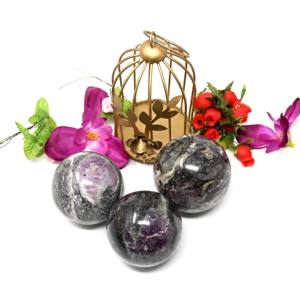 Vente en gros de cristaux naturels pierres de guérison artisanat sphères d'obsidienne rouge acajou pour cadeaux souvenirs - Product Image 2