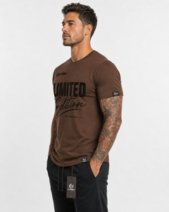 Camiseta de Algodón de Corte Holgado para Hombre Fly Humble, Edición Limitada, Color Marrón, Manga Corta, Cuello Redondo, Estilo Jersey Informal, Antiencogimiento, 300g - Product Image 4