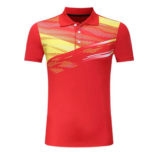 Chemises et shorts de tennis 100% polyester pour hommes, uniformes en gros, personnalisables, séchage rapide, respirants, légers, écologiques, uniformes de tennis - Product Image 5