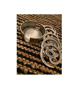 Posavasos de aluminio de alta calidad con durabilidad de larga duración y acabado metálico liso para el uso diario de bebidas - Product Image 4