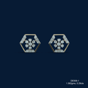 Boucles d'oreilles clous en diamant de laboratoire rond brillant, best-seller, bijoux raffinés intemporels pour femmes et jeunes filles, disponibles à bon prix - Product Image 3