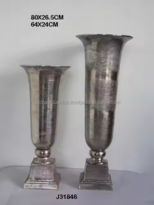 ฐานแจกันดอกไม้อลูมิเนียมหล่อรูปทรงกลมมีให้เลือกสามขนาดเสร็จสิ้นรวมถึงการแสดงผลคร่าวๆจากอุตสาหกรรม azora - Product Image 3