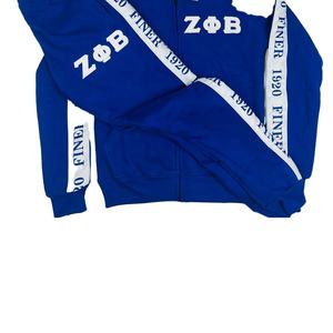 Custom Heavyweight 350g Fleece transpirable Vintage Sweat Suit Zeta Phi Beta Sorority Unisex Casual Sports Jogger de punto de invierno - Product Image 5