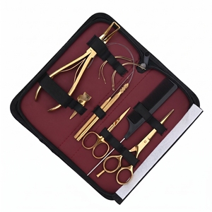 Kit Profesional de Herramientas para Extensiones de Cabello de Acero Inoxidable Microlink: Alicates Quita Cuentas, Herramienta de Gancho, Enhebrador de Alambre y Peine de Cola - Product Image 6