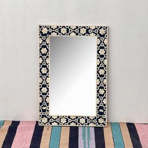 Handcrafted Eco-Friendly Bone Inlay Wall <b>Mirror</b> Frame Customizable Decorative Accent <b>Mirror</b> for Living Room Handmade full length - Product Image 3