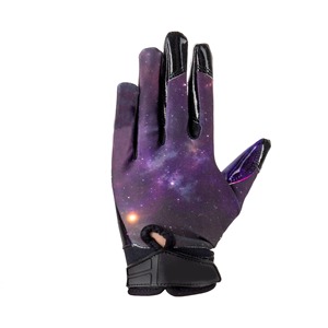 ถุงมืออเมริกันฟุตบอลคุณภาพสูง บริการ OEM ผลิตตามสั่ง ถุงมือรักบี้แบบเต็มนิ้ว ยึดเกาะได้ดี ถุงมือกีฬา - Product Image 5