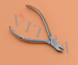 Alicates de Tres Mordazas de Acero Inoxidable para Doblar Alambres de Ortodoncia, Instrumento Dental Manual OEM ODM - Product Image 2