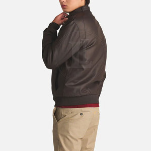 Veste en cuir grande taille pour homme, prix de gros, respirante, avec logo frontal, idéale pour l'extérieur en hiver, en promotion - Product Image 2