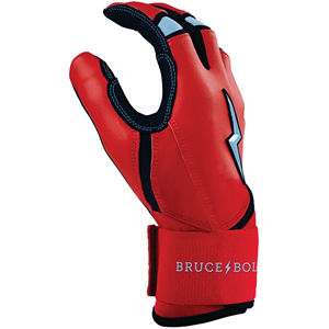 Long Cuff Custom Softball Batting <b>Gloves</b> Lightweight Breathable Non Slip Grip OEM Leather Batting <b>Gloves</b> for Training & Games - Product Image 3