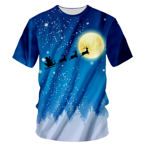 Merry Gamecocks <b>Christmas</b> Solid <b>Men</b> Regular Fit Regular Sleeve O-Neck Casual Breathable Heat-Transfer Printed OEM Custom 100% - Product Image 6