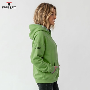 Nueva Llegada Sudadera con Capucha de Punto Oversize Estampada para Mujer, Transpirable, con Logo Frontal, Estilo Casual Urbano para Otoño-Invierno - Product Image 6