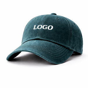 Casquette de baseball brodée personnalisée, 6 panneaux, couleur unie, coton, unisexe, décontractée, fermeture ajustée, logo sur le devant - Product Image 5