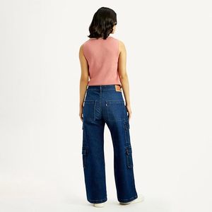 Jean baggy taille mi-haute pour femme, denim élégant de qualité supérieure, coupe ample confortable, tenue décontractée - Product Image 3