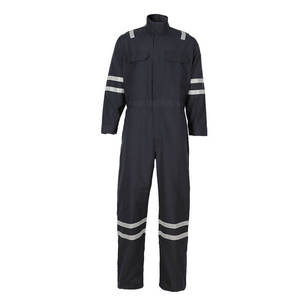 ชุดคลุมทำงานป้องกันอันตราย ผ้าฝ้ายผสมโพลีเอสเตอร์ ทนไฟ กันไฟ สำหรับงานอุตสาหกรรม ใช้ได้ทั้งชายและหญิง ปรับแต่งสี โลโก้ ได้ตามต้องการ รับผลิตแบบ OEM - Product Image 3