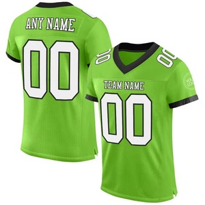Meilleur prix pour les maillots de football américain personnalisés brodés, surdimensionnés, très demandés. - Product Image 1