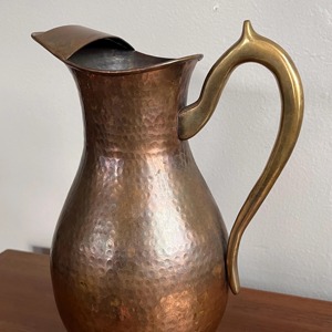 Carafe à eau en cuivre à finition texturée, carafe à eau en cuivre de style motif, carafe à eau en cuivre à finition lisse, prix d'usine en gros - Product Image 4