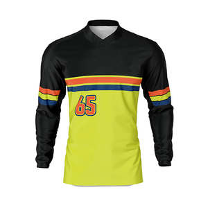 Maillot de VTT de descente MX à manches longues personnalisé 2025, coupe-vent, été, design par sublimation, % polyester - Product Image 2