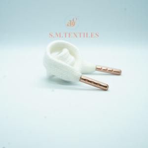 Cinta Plana Tejida 100% Algodón con Punta Metálica, Ancho y Largo Personalizados, Fabricante de Cintas para Ropa, Sudaderas y Calzado - Product Image 2