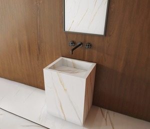 Dalles de porcelaine polies effet marbre Woodland pour des intérieurs de luxe - Product Image 4