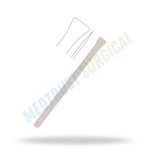 Osteotome Cottle 18 cm, 16 mm de large, en forme de queue de poisson, burin chirurgical pour rhinoplastie, instrument de coupe osseuse ORL - Product Image 3