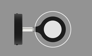 Modern Dimmable LED Wall Lamp with LED 5W CRI≥80 CT 3000K Material: Metal Push <b>dimmer</b> - Product Image 5