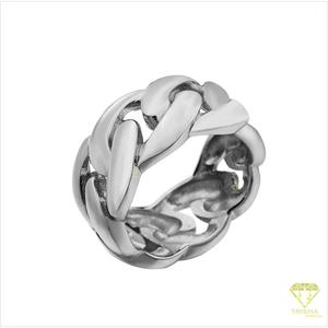 Bague audacieuse de luxe en argent sterling 925 avec moissanite et diamant, motif carré, effet pierre brillante, pour les acheteurs en gros - Product Image 4