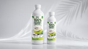 น้ำมะพร้าวแท้ 100% ยี่ห้อริต้า ขนาด 330 มล. บรรจุขวด PET เครื่องดื่มน้ำผลไม้สดชื่น รับผลิตแบบ OEM ODM ขายส่งและส่งออก - Product Image 5