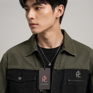 Veste en jean classique pour homme, tissu en denim de coton, construction durable, fermeture boutonnée, coupe confortable, vêtement d'extérieur décontracté pour tous les jours, OEM - Product Image 5