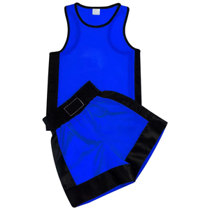 Uniformes de boxe personnalisés, uniformes de kick-boxing professionnels, gilet et short de boxe, uniformes de boxe personnalisés pour jeunes en gros - Product Image 5
