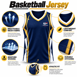 Maillot de basket personnalisé sans manches avec noms et numéros de joueur personnalisés et design athlétique élégant pour les clubs de basket - Product Image 6