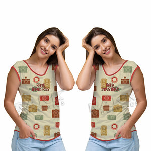 เสื้อยืดผู้หญิงคุณภาพพรีเมียม ดีไซน์โดดเด่น ราคาถูก จำนวนมาก สำหรับผู้ใหญ่ - Product Image 3