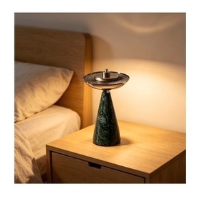 Polished Mirror Finish Stainless Steel Conical Incense <b>Burner</b> – <b>Silver</b> Geometric Mesh Bakhoor Caddy - Product Image 3